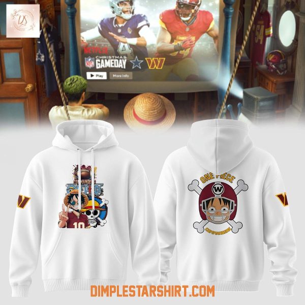 Washington Commanders x One Piece Command The Straw Hat Hoodie T Shirt