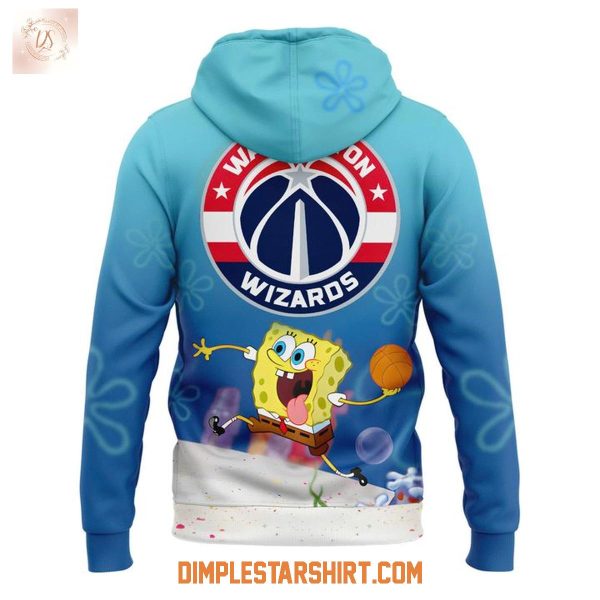 Washington Wizards x SpongeBob SquarePants Night Hoodie Shirt