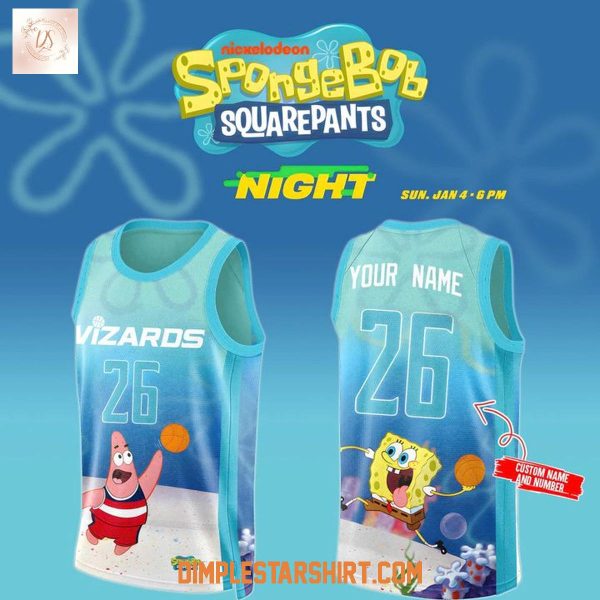 Washington Wizards x SpongeBob SquarePants Night Jersey