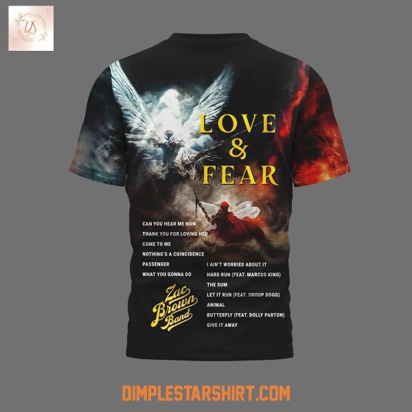 Zac Brown Band Love & Fear T Shirt