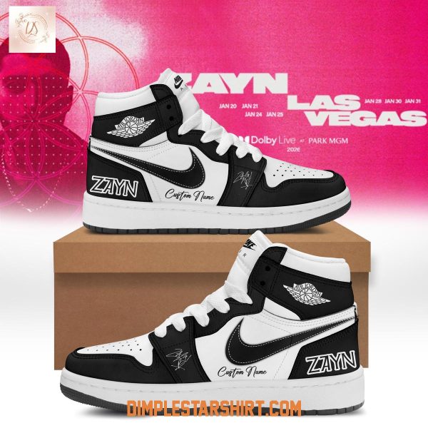 Zayn Live In Las Vegas Signature Air Jordan 1 Shoes