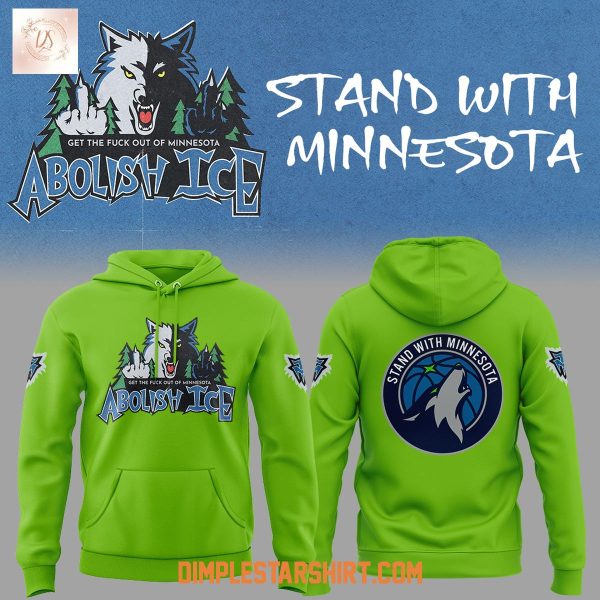 Abolish Ice Stand With Minnesota Hoodie T Shirt