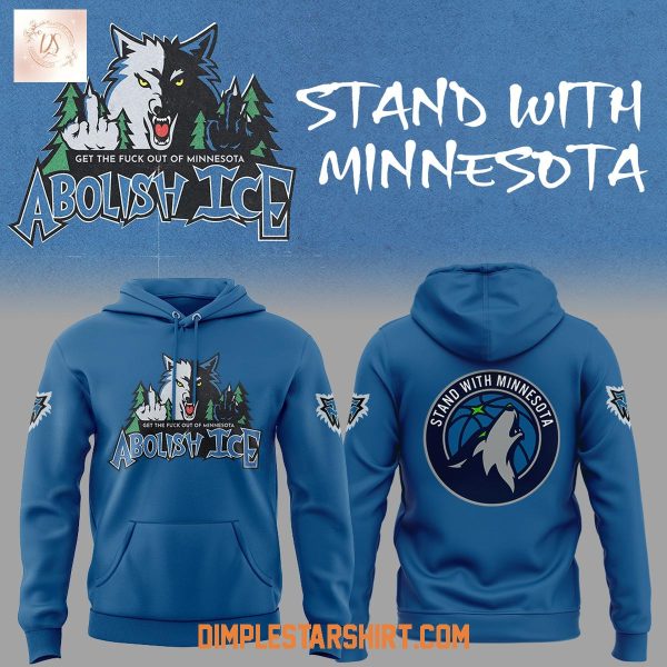 Abolish Ice Stand With Minnesota Hoodie T Shirt
