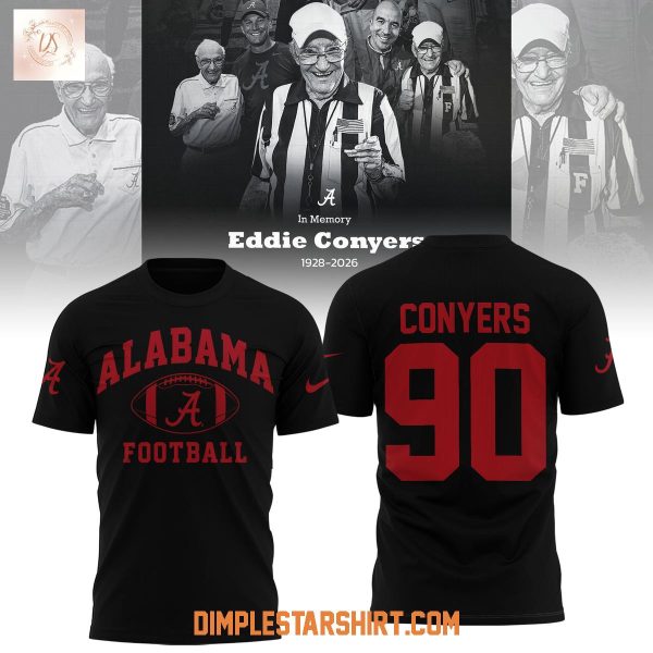 Alabama Football Eddie Conyers Thanks For Memories Hoodie T Shirt
