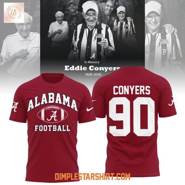 Alabama Football Eddie Conyers Thanks For Memories Hoodie T Shirt