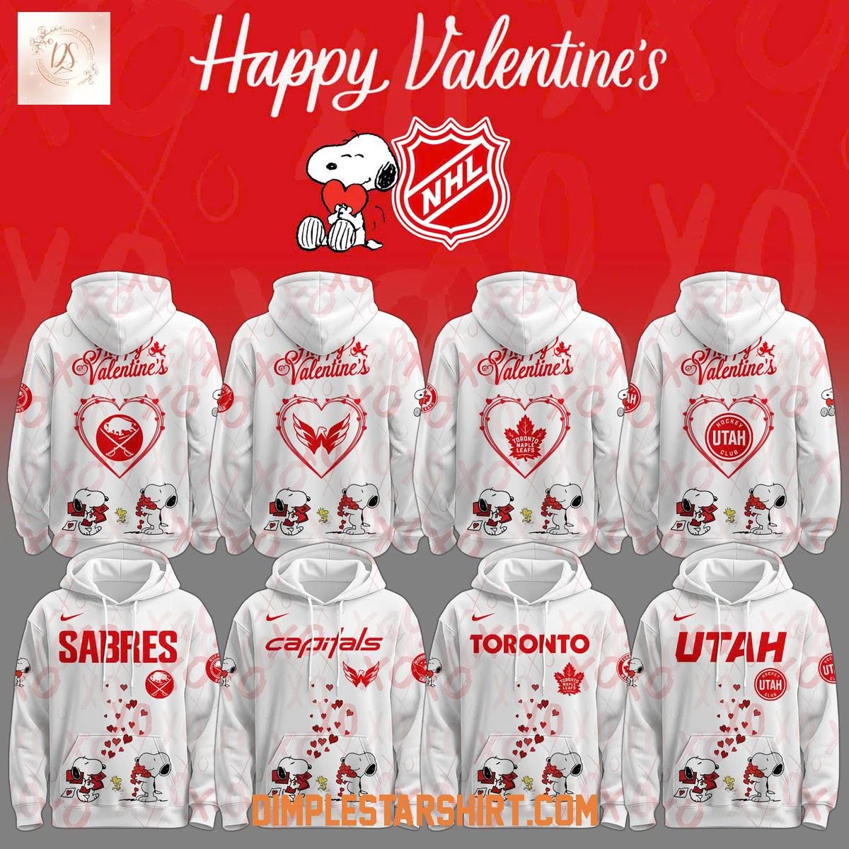 All Team NHL Happy Valentine's Day Hoodie Shirt All Team NHL Happy Valentine's Day Hoodie Shirt