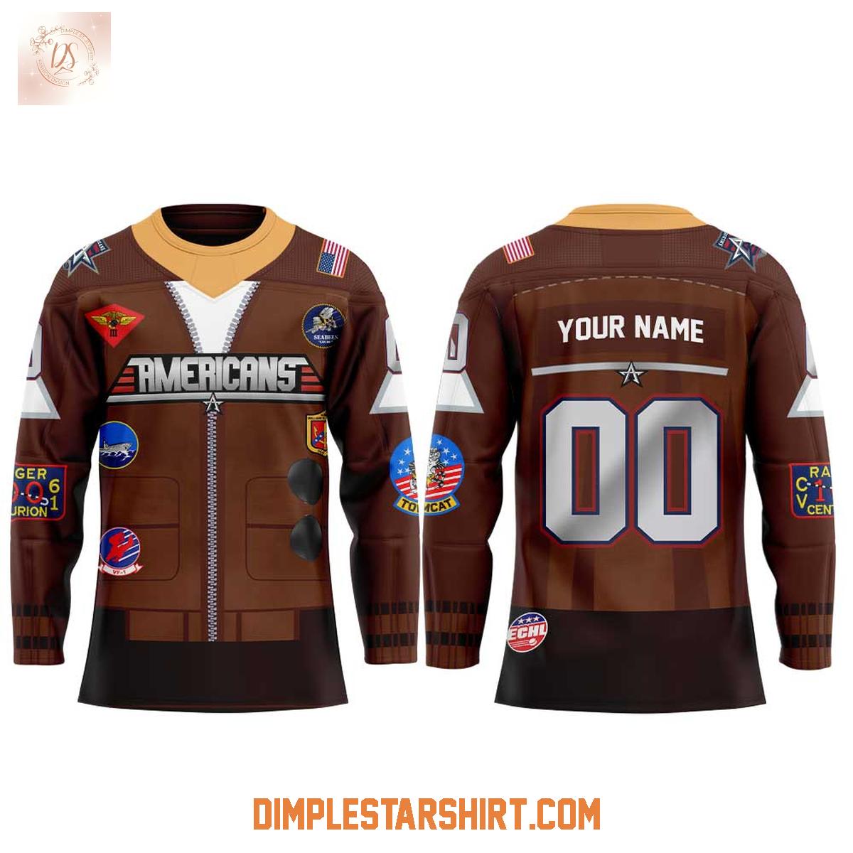 Allen Americans Top Gun Night 2026 Hockey Jersey Allen Americans Top Gun Night 2026 Hockey Jersey