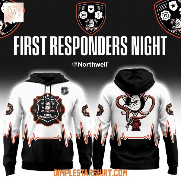Anaheim Ducks First Responders Night 2026 Hoodie Shirt