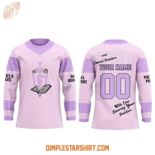 Atlanta Gladiators Pucks And Pages Night Hockey Jersey