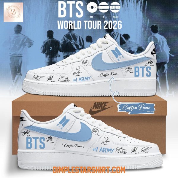 BTS Army World Tour 2026 Comeback Air Force 1 Shoes