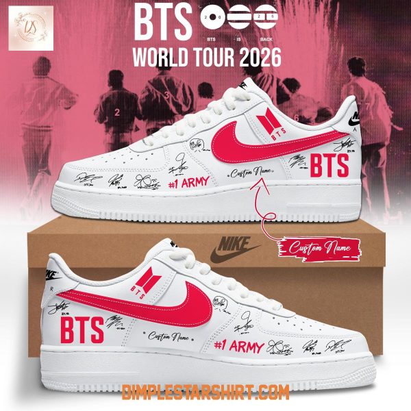 BTS Army World Tour 2026 Comeback Air Force 1 Shoes