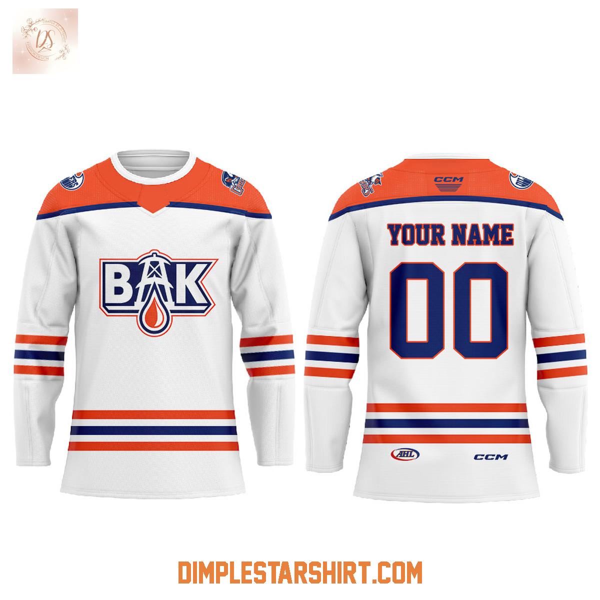 Bakersfield Condors BAK Oilers Night Golden 2026 Jersey Bakersfield Condors BAK Oilers Night Golden 2026 Jersey