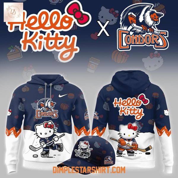 Bakersfield Condors x Hello Kitty Night Hoodie Shirt