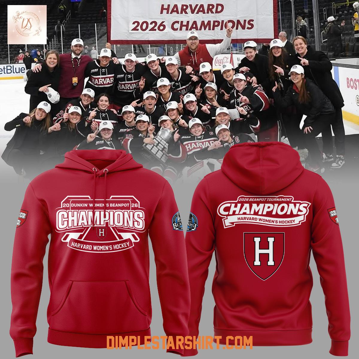 Beanpot Ice Hockey 2026 Champions Hoodie T-Shirt Beanpot Ice Hockey 2026 Champions Hoodie T-Shirt