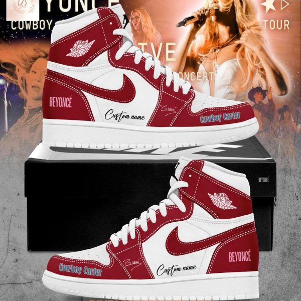 Beyonce Cowboy Carter Tour 2026 Signature Air Jordan 1 Shoes