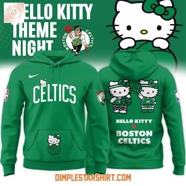Boston Celtics x Hello Kitty Night 2026 Hoodie Shirt