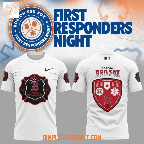 Boston Red Sox First Responders Night 2026 Hoodie T Shirt