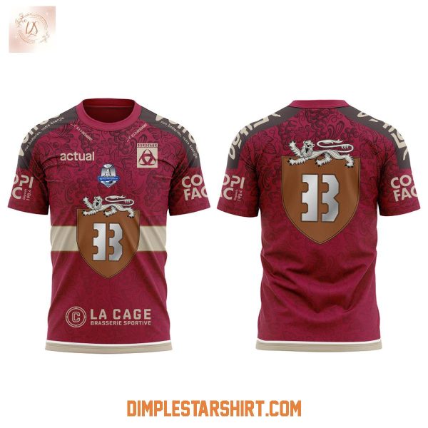 Boxers de Bordeaux Notre Ville Notre Blason Notre Armure Hoodie T Shirt