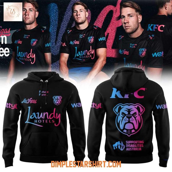 Canterbury Bankstown Bulldogs Our Las Vegas Warm Up Tee 2026 Hoodie T Shirt