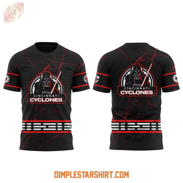 Cincinnati Cyclones Star Wars Night Darth Vader Hoodie T Shirt