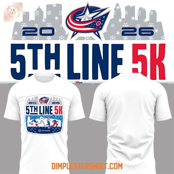 Columbus Blue Jackets 5th Line 5K Hoodie T Shirt