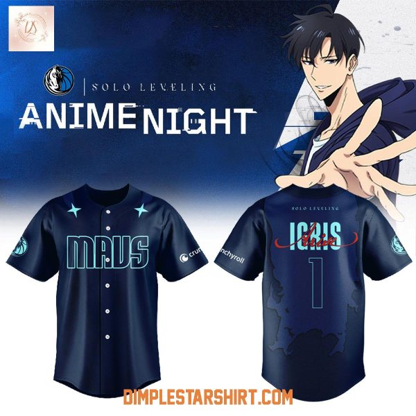 Dallas Mavericks Solo Leveling Anime Night 2026 Jersey