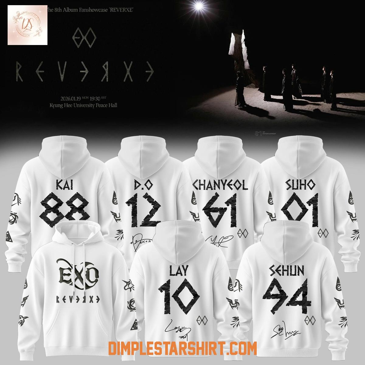 Exo Comeback The 8th Album Hoodie Exo Comeback The 8th Album Hoodie