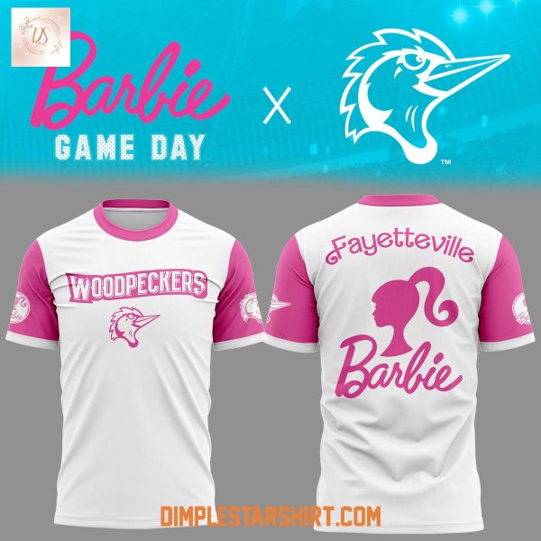 Fayetteville Woodpeckers x Barbie Game Hoodie T Shirt
