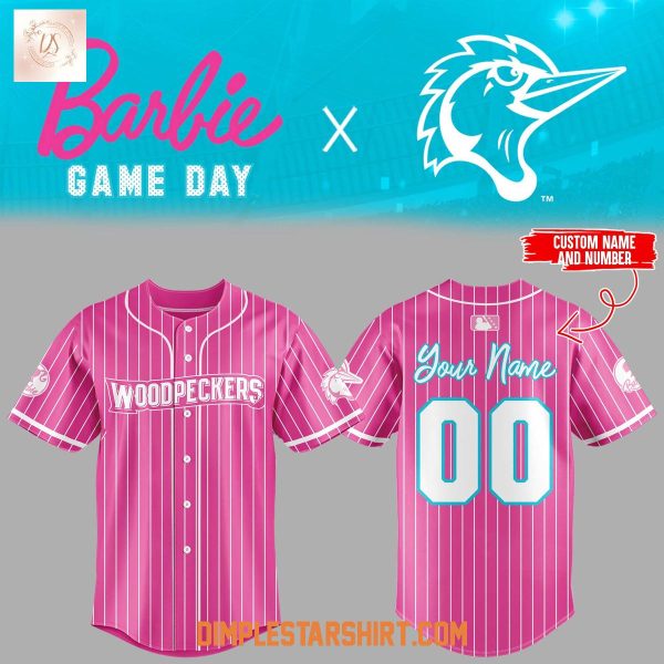 Fayetteville Woodpeckers x Barbie Game Jersey
