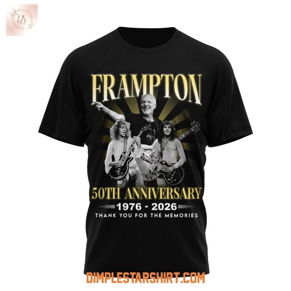 Frampton 50th Anniversary 2026 Memories T Shirt