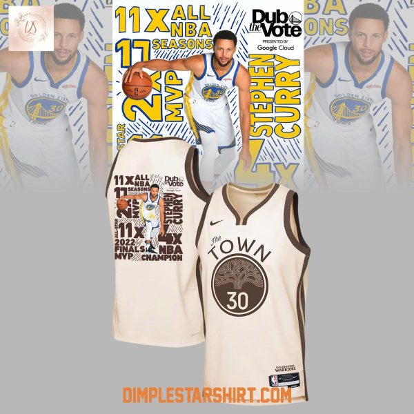 Golden State Warriors Stephen Curry The Town Basketball Jersey