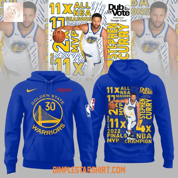 Golden State Warriors Stephen Curry Vote All Star Hoodie T Shirt