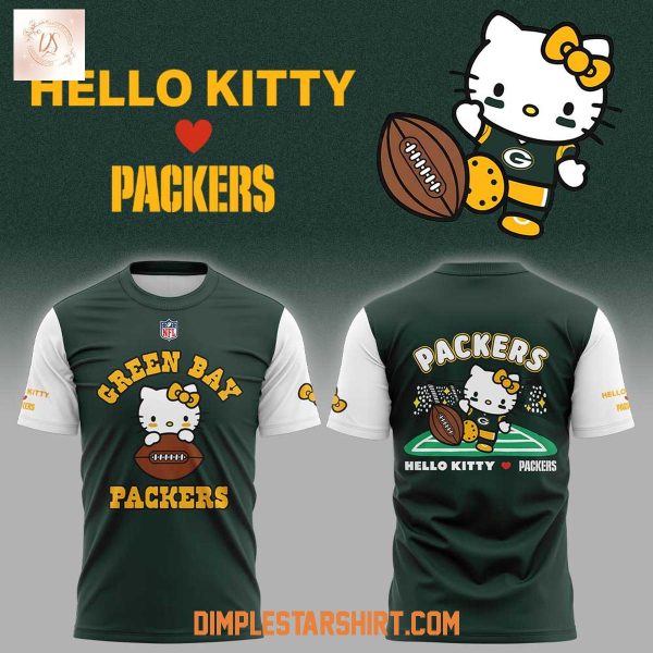 Green Bay Packers x Hello Kitty Supercute Hoodie T Shirt