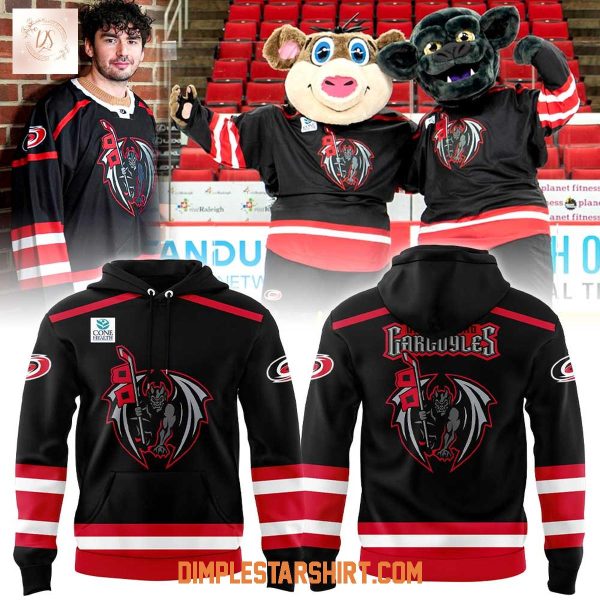 Greensboro Gargoyles Canes Affiliation Black New Hoodie T-Shirt