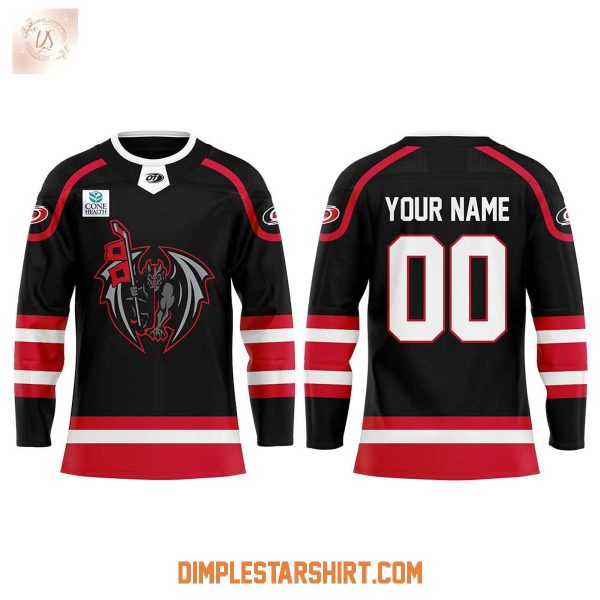 Greensboro Gargoyles x Canes Affiliation Weekend 2026 Hockey Jersey