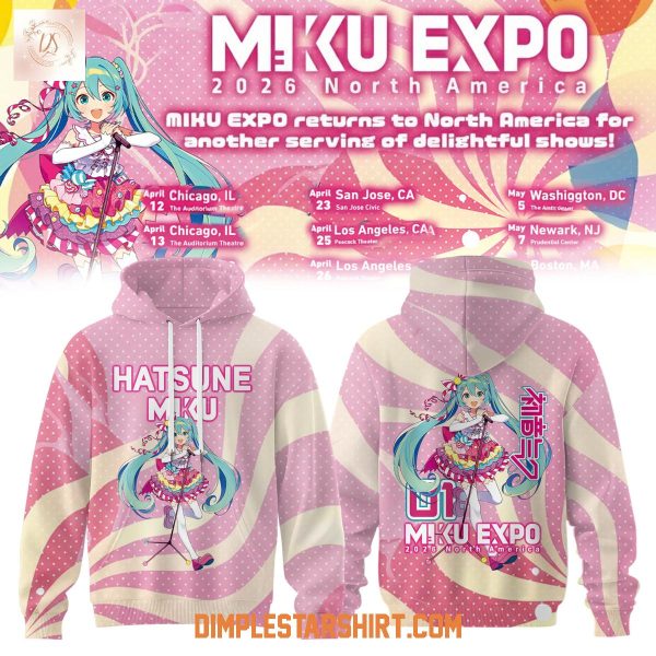 Hatsune Miku Expo North American 2026 Hoodie T Shirt