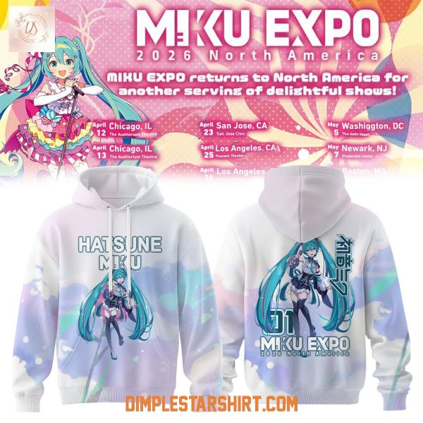Hatsune Miku Expo North American 2026 Hoodie T Shirt