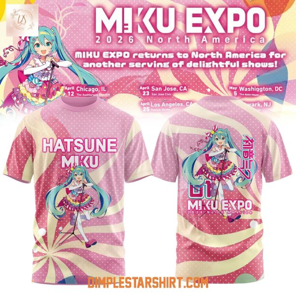 Hatsune Miku Expo North American 2026 Hoodie T Shirt