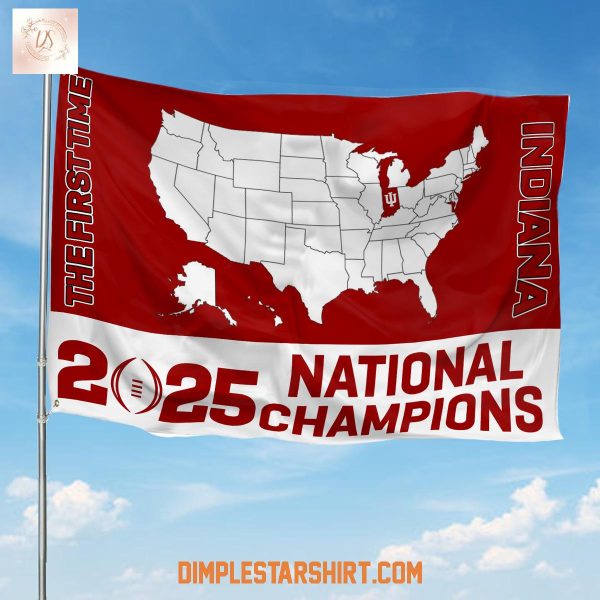 Indiana Hoosiers 2026 National Champions Flag