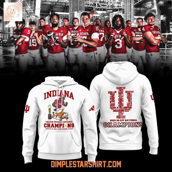 Indiana Hoosiers 2026 National Champions Hoodie T Shirt