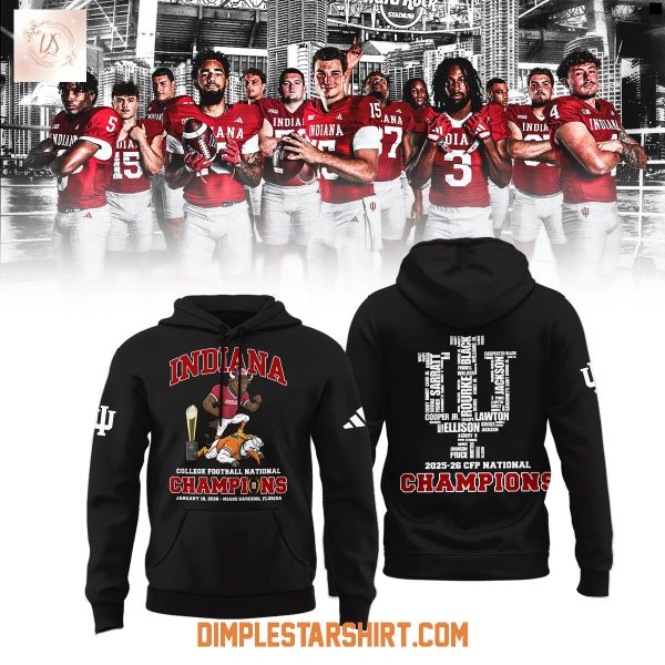 Indiana Hoosiers 2026 National Champions Hoodie T Shirt