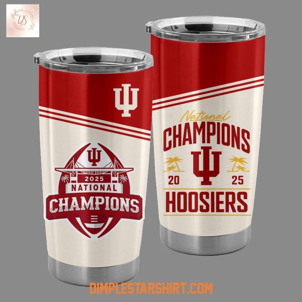 Indiana Hoosiers 2026 National Champions Tumbler