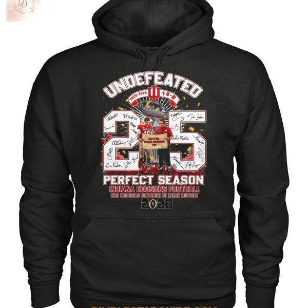Indiana Hoosiers Undefeated Perfect Season T Shirt