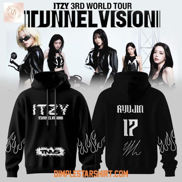 Itzy 3rd World Tour 2026 Tunnel Vision Hoodie T Shirt