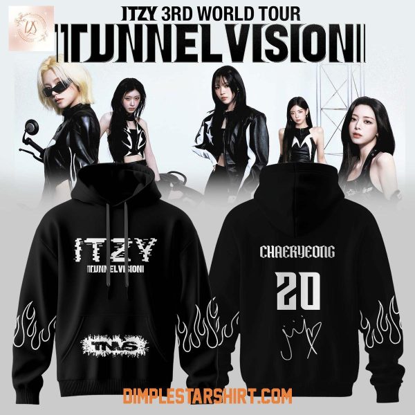 Itzy 3rd World Tour 2026 Tunnel Vision Hoodie T Shirt