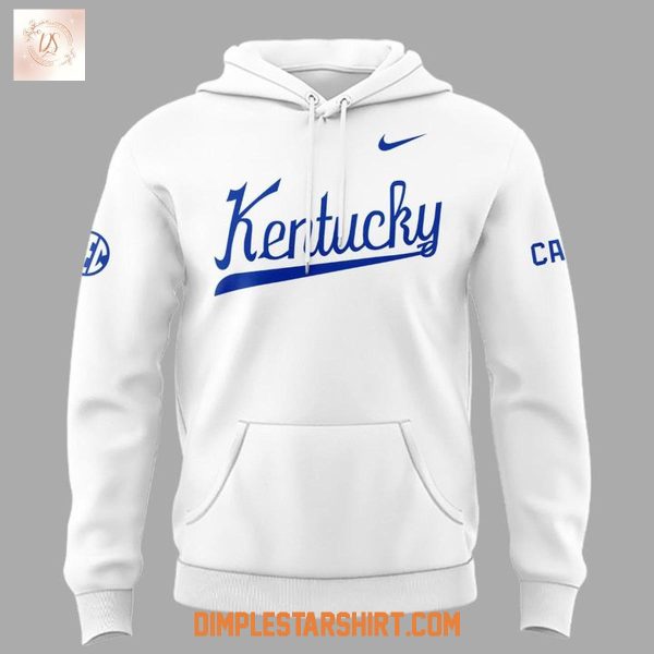 Kentucky Wildcats Baseball White Uniform 2026 Hoodie