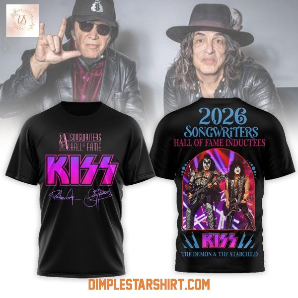 Kiss 2026 Songwriters Hall Of Fame Hoodie T Shirt