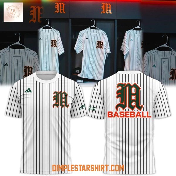Miami Hurricanes Baseball 2026 Hoodie T Shirt