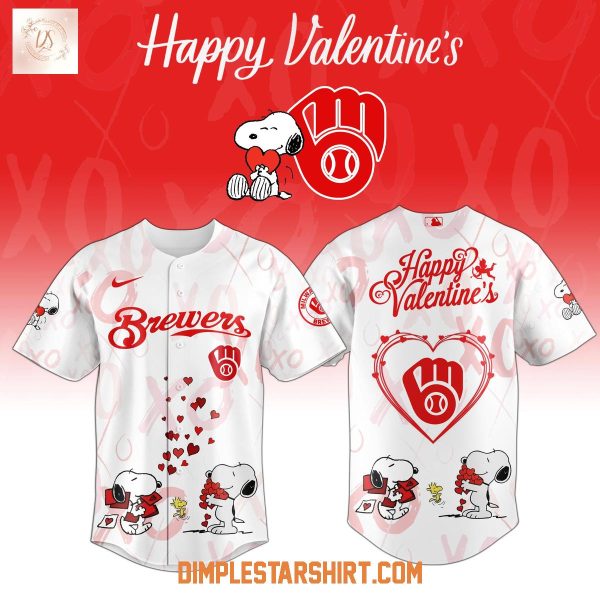 Milwaukee Brewers Happy Valentine’s 2026 Jersey