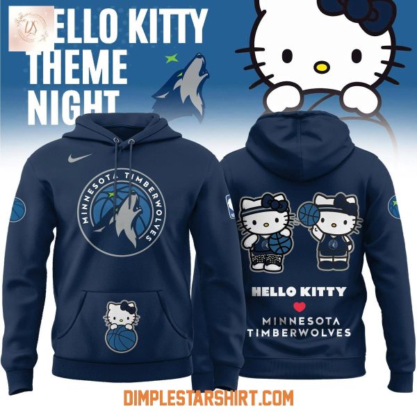 Minnesota Timberwolves x Hello Kitty Night 2026 Hoodie T-Shirt